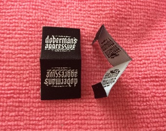 Customized Hem Labels , High Density Woven labels , Satin Labels , Customized Damask Garment Woven Labels, 100 to 1000 labels