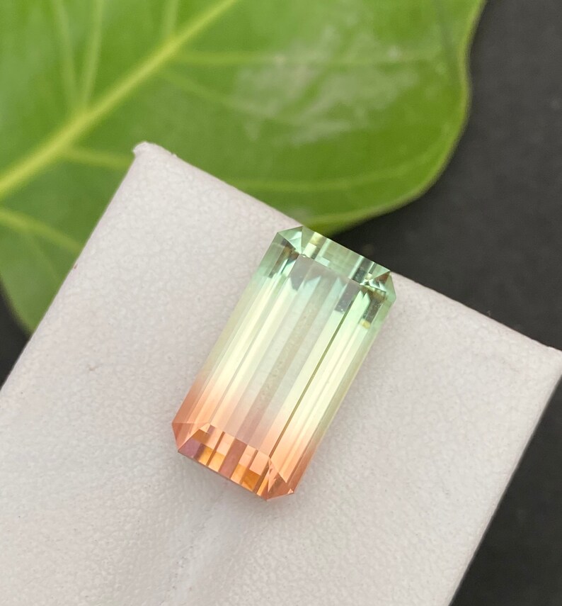 Challenge the lowest price 16.45 Ct 2021new shipping free Tri Tourmaline colour Faceted