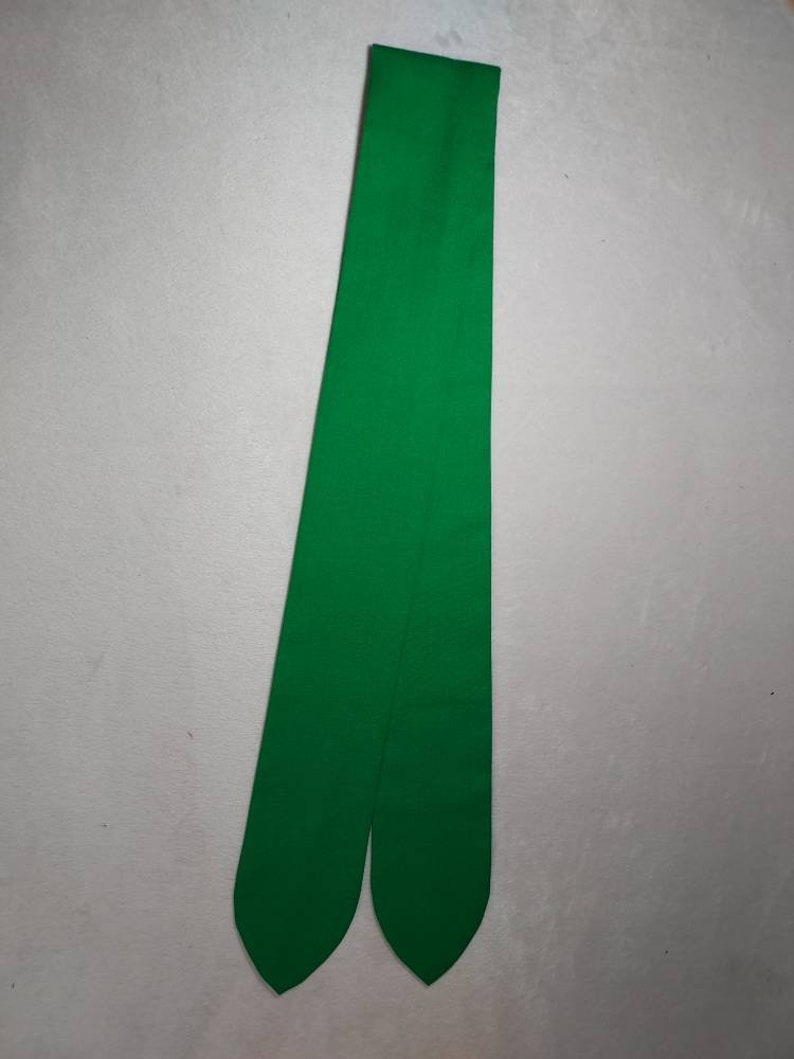 Bandeau cheveux twist headband fil de fer semi rigide vert uni image 3