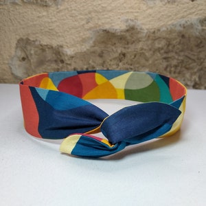 Multicolored wire headband hairband