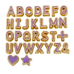 Stylo 800 cuentas de letras para pulseras, cuentas del alfabeto coloridas  para hacer joyas con cuentas redondas acrílicas, corazón, estrellas e hilo, Letras  Para Pulseras