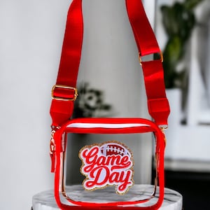 Clear Stadium Purse Game Day Bag Approved Stadium Bag Concert Purse Transparent Bags crossbody Sports stadium Clear Bag Football Etsy