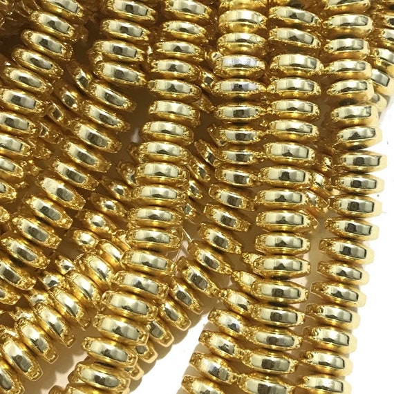 14K Gold Filled Tube Beads Heishi 1mm x 4mm (Qty: 100)