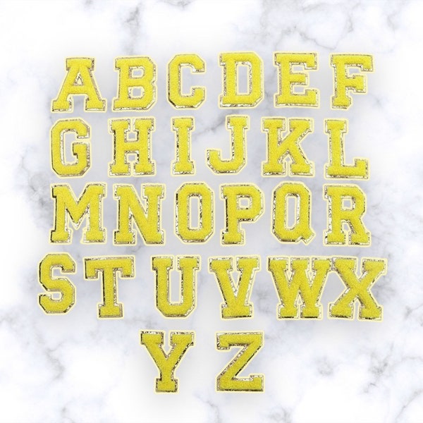 Yellow Letters Etsy