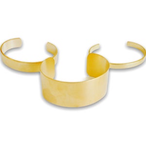 Brass Cuff Bracelet Blanks Florist cuff Crosage Bulk Wholesale Available image 2