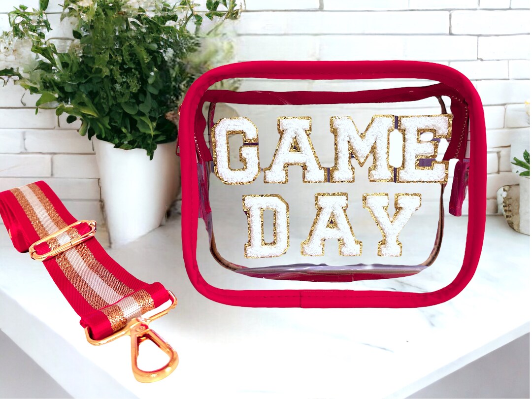 Game Day Stadium Clear Crossbody Bag - Orange main image 1