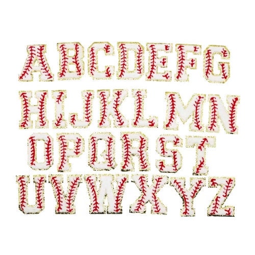 Alphabet bead, Orange with white letter bead, 7mm round letter