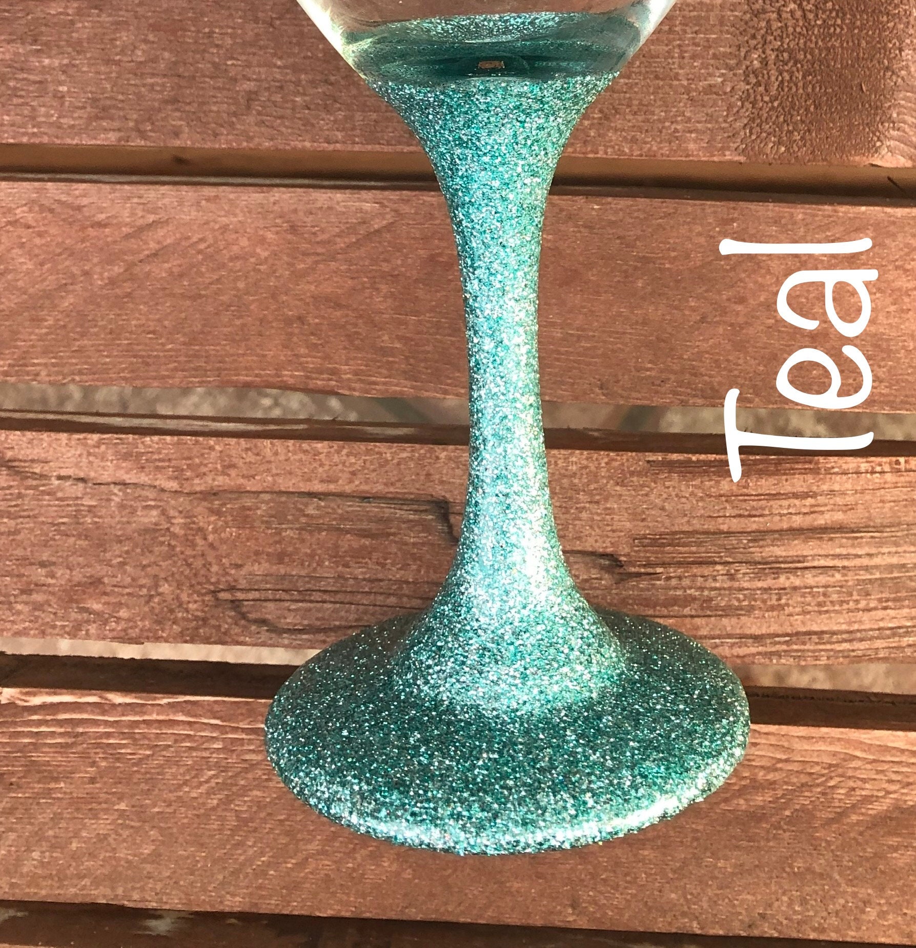 Glittered Ombré Vase Etsy