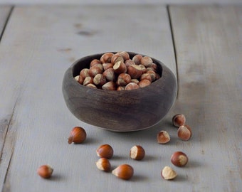 Handcrafted Rustic Walnut Wood Snack Bowl (Perfect for Nuts, Dried Fruits, and Snacks)