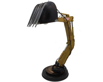 TRUCKS and DIGGERS Bundle Light shade,Touch Lamp Clock 3xCanvas FREE P&P 