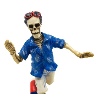 Funny Skeleton Bachelor Figurine | Halloween Skeleton Decor | Spooky Home Accent
