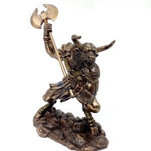 Minotaur Statue – Greek Mythological Monster, Handmade Bronze Sculpture, Limited Edition