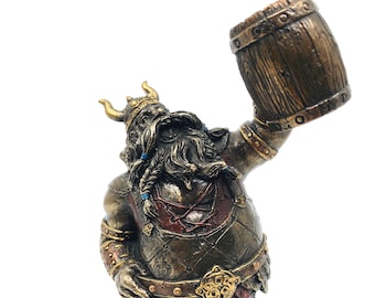 Viking Warrior Figurine | Norse Mythology Statue | Viking Decor Collectible