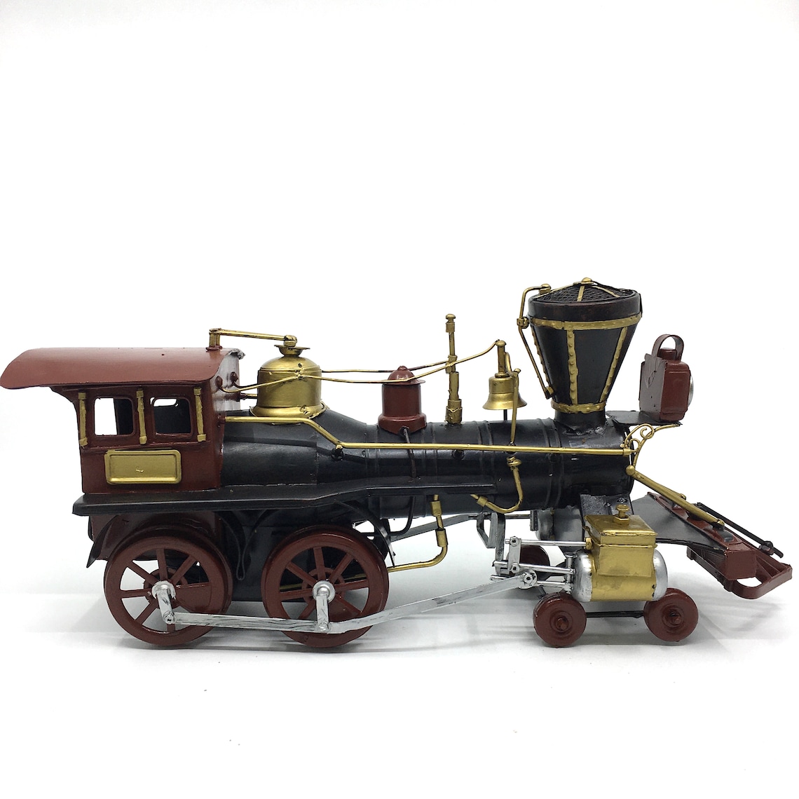 Handmade Metal Train Model | Vintage Locomotive Decor - Etsy