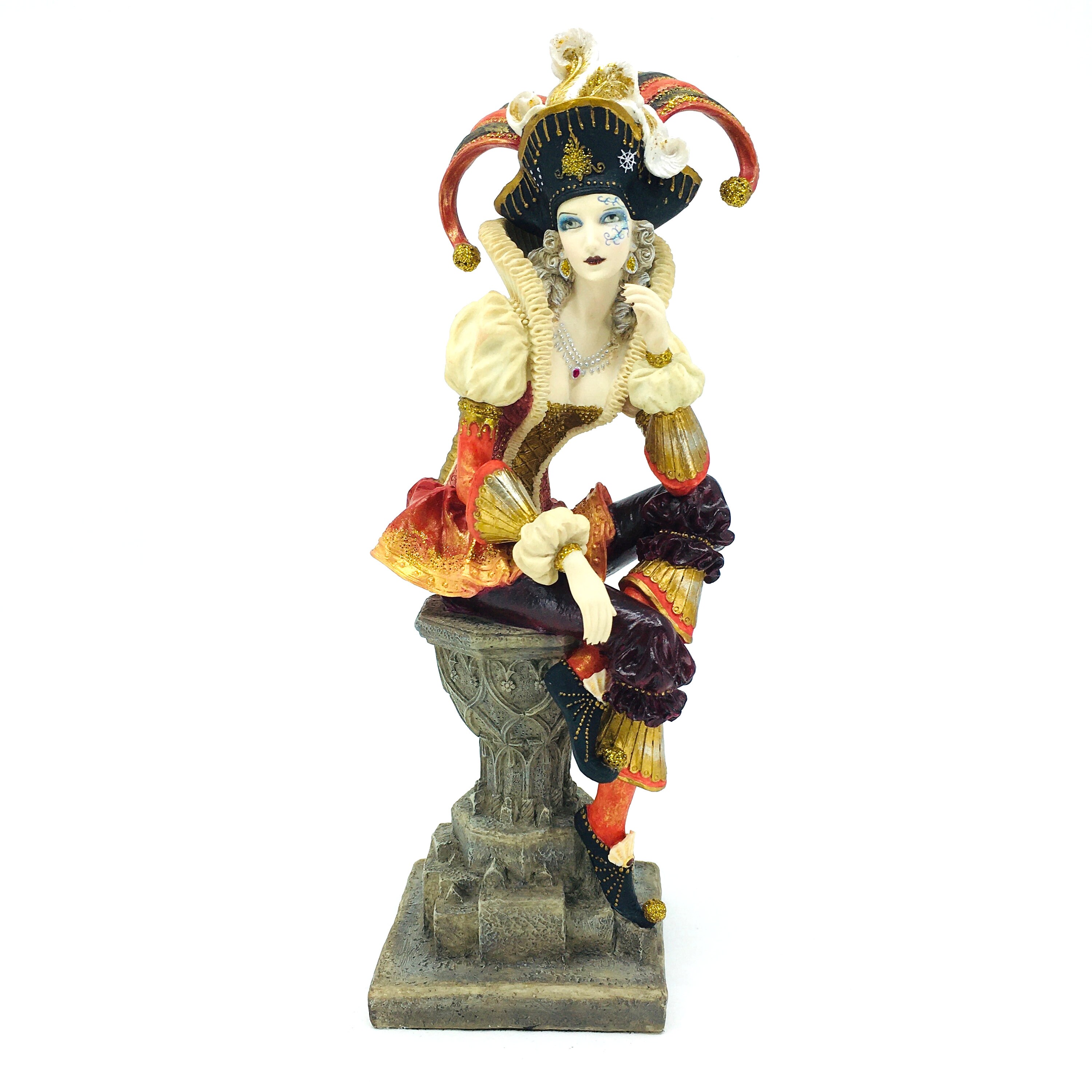 Female Court Jester Figurine the Queen's Fool Etsy Canada
