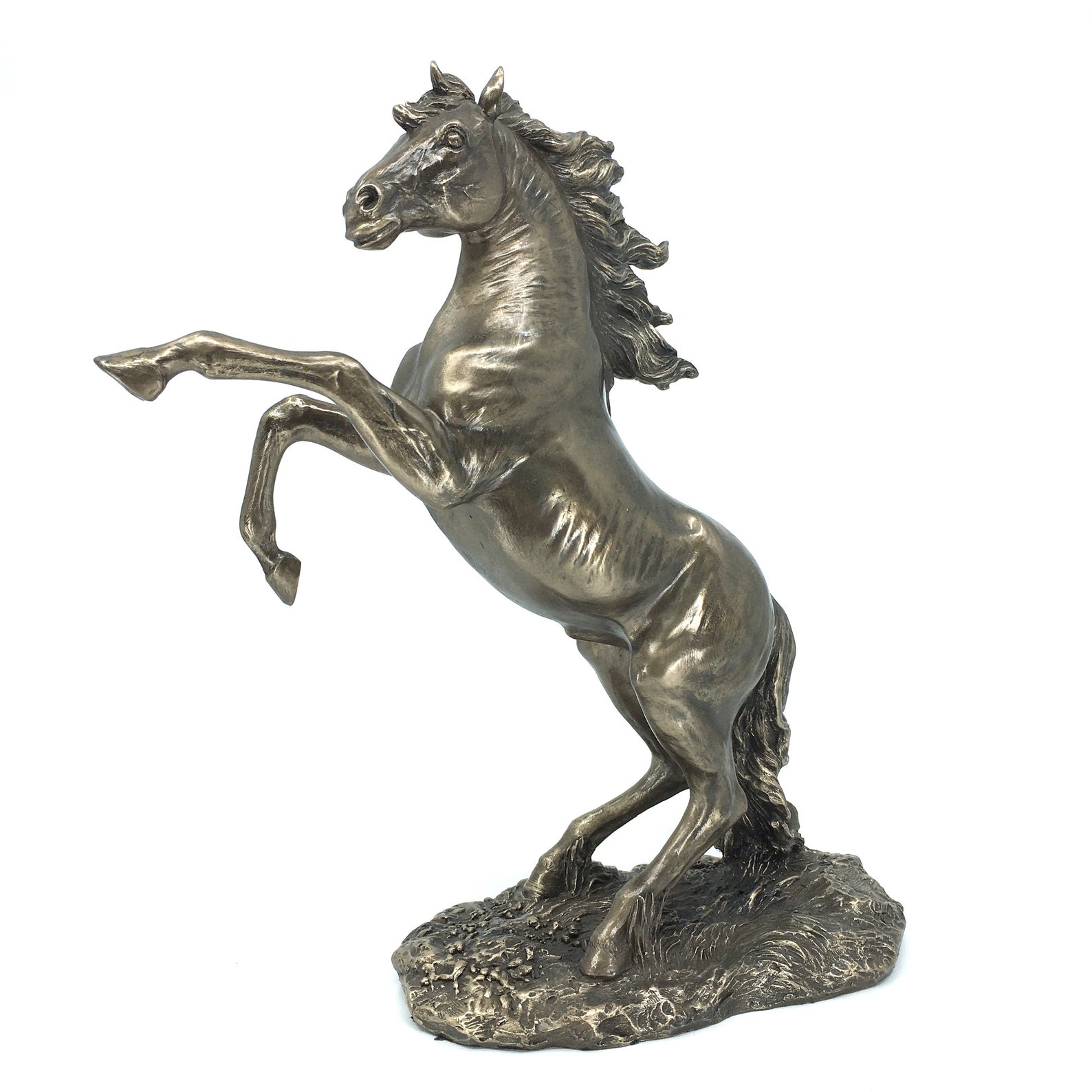 Bronze Finish Prancing Horse Statue Horse Sculpture Ferrari Horse Etsy