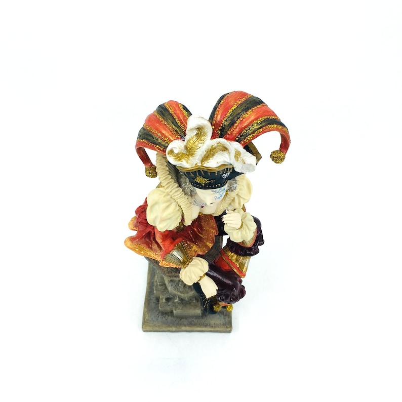 Female Court Jester Figurine the Queen's Fool Etsy