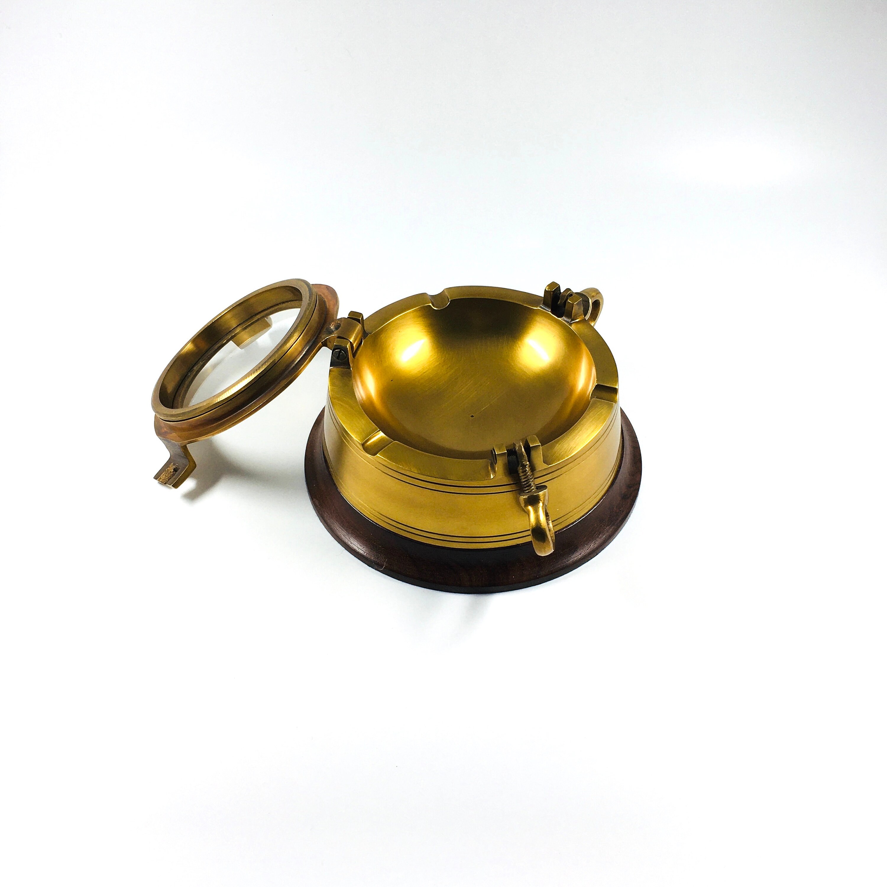 Nautical Brass Ashtray Brass Ashtray Cigar Ashtray Ash Etsy