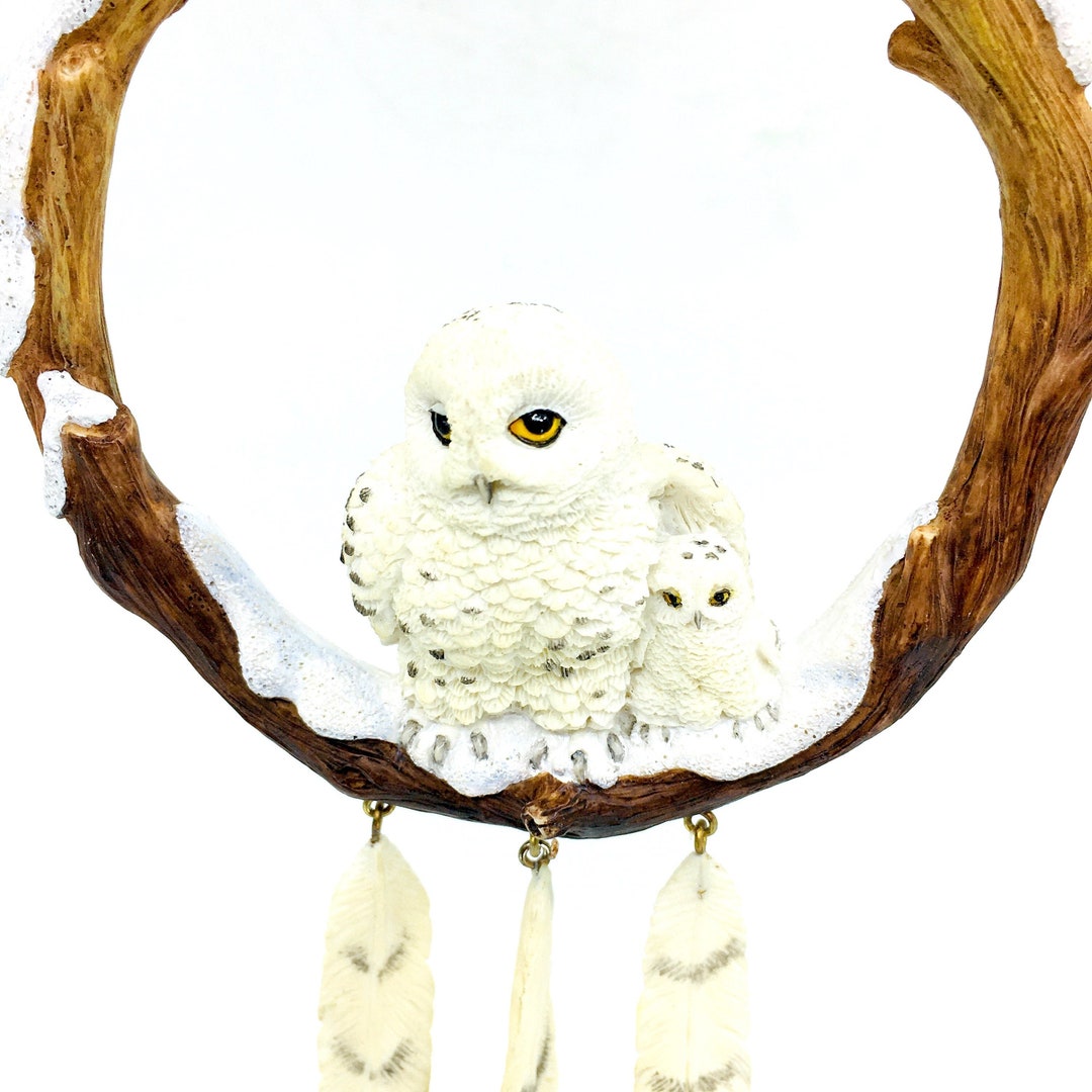 Schnee Eule Figur für Wand oder Tür Eulen Dekor Eule Ornament - Etsy.de