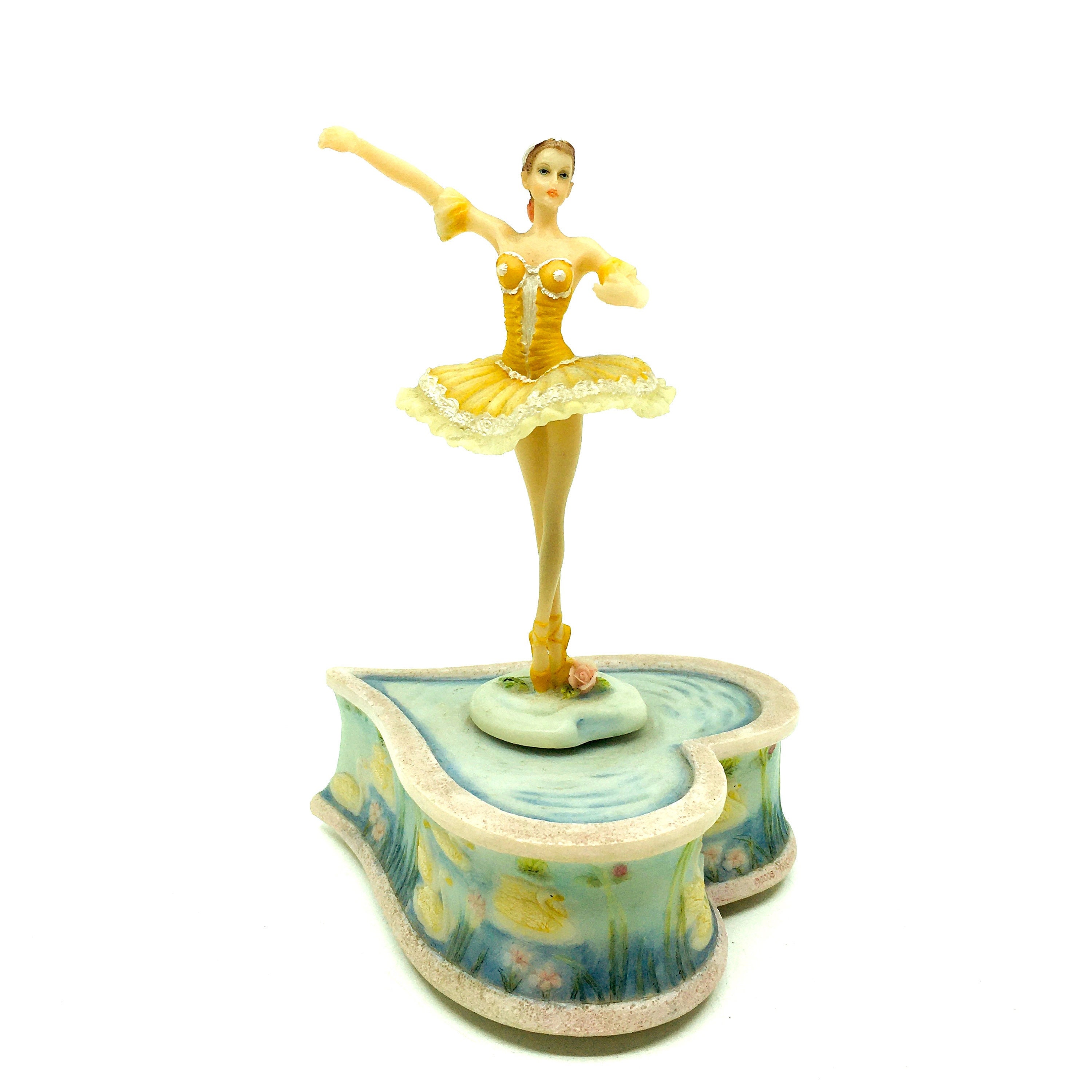 Vintage dancing ballerina music box deals