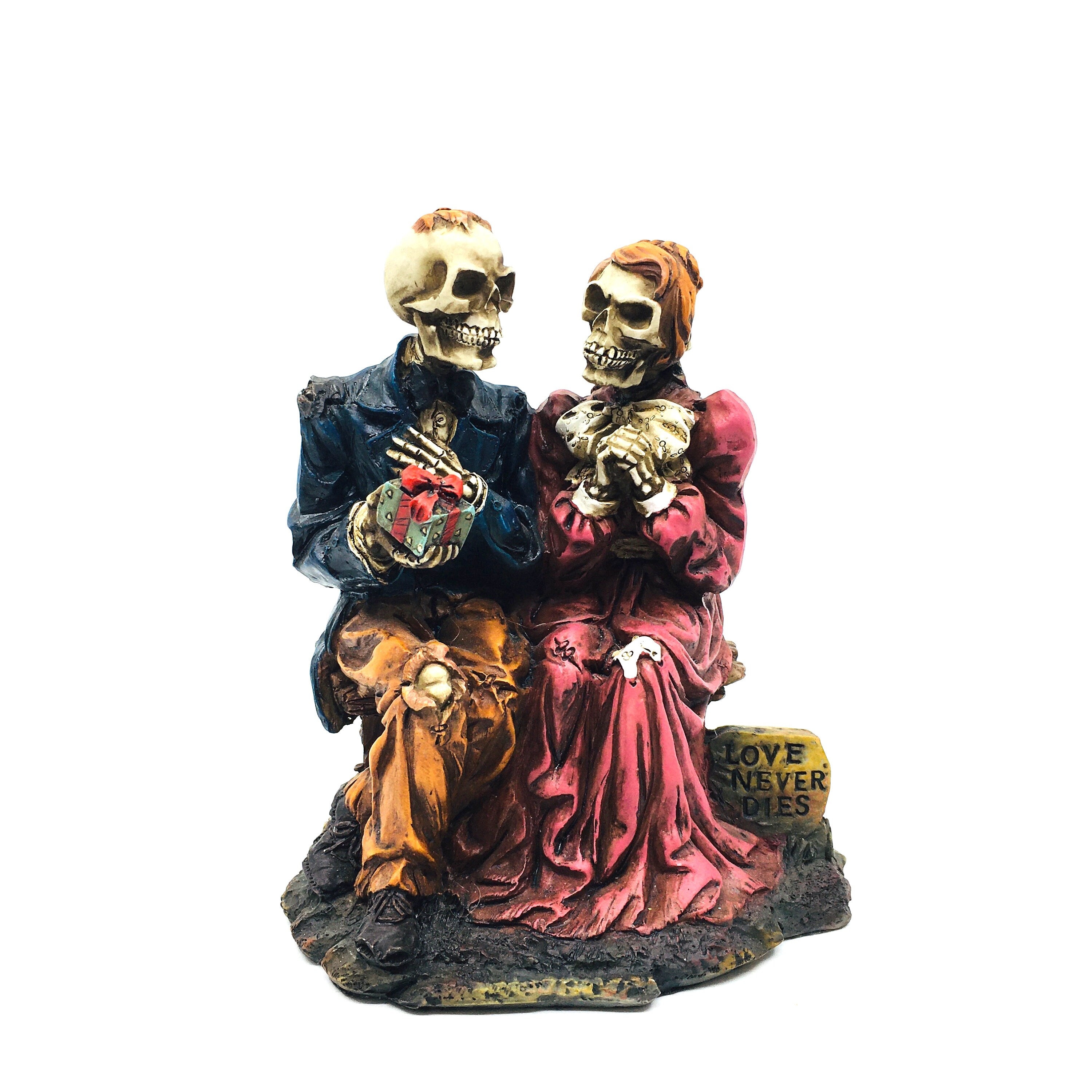 Wife Gift, Skeleton Lovers Message Card Jewelry Necklace Mahogany Style Luxury Box (w/LED) Skeleton Bride Wife Mug \u2013 All Things Love Gifts