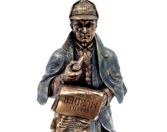 Sherlock Holmes Statue | Detective Decor | Collectible Figurine | Literary Gift