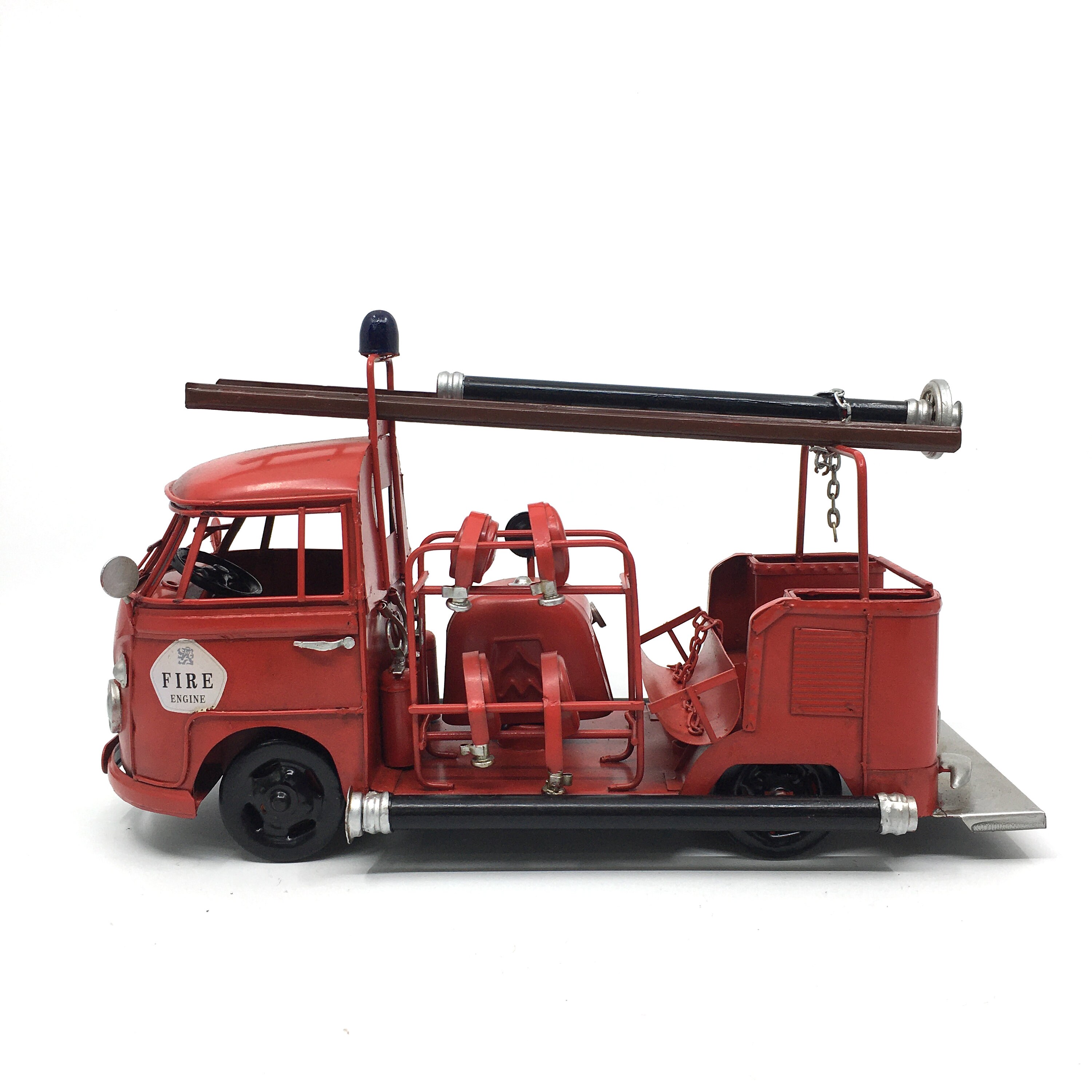 Die-cast 1:12 Fire Engine Model – Handmade Vintage Fire Truck ...