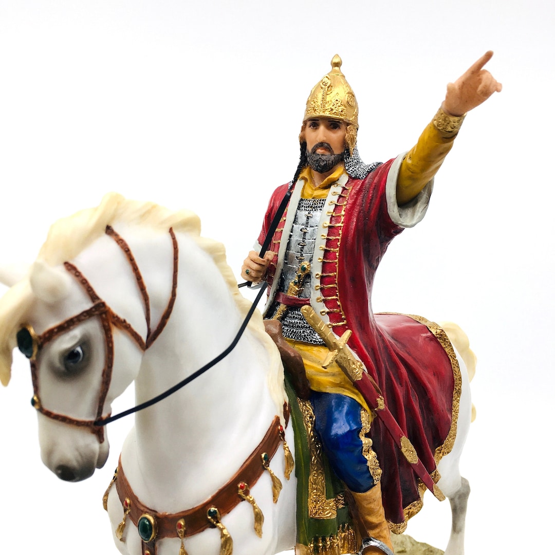 Colorful Fatih Sultan Mehmet Statue Mehmed the Conqueror Statue