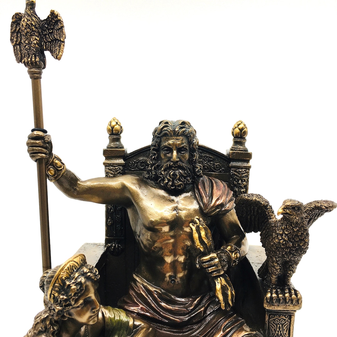 Zeus and Hera Statue Greek Statue Figurines Statues and Sculptures Etsy