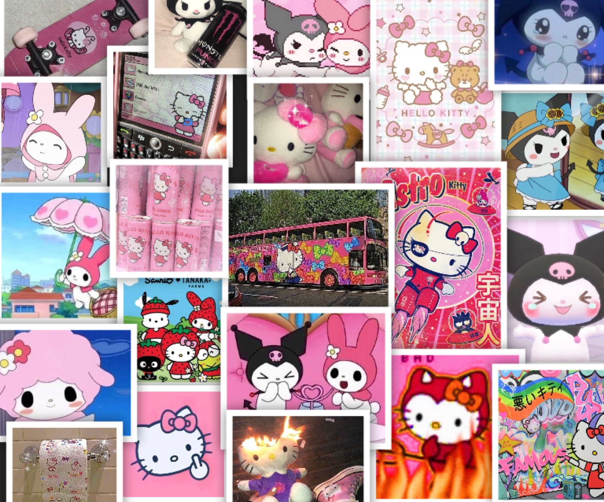 105 pieces hellokitty/sanrio photo wall collage Etsy