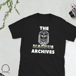 Magnus Archives T-Shirt | The Magnus Archives Podcast Gift | Owl Design Short-Sleeve Unisex T-Shirt