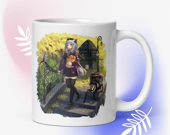Arknights Mug | Ptilopsis | Gaming | Anime | Gift
