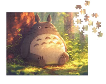 Puzzle Totoro du Studio Ghibli avec boîte en métal, idéal comme cadeau