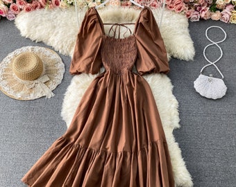 korean long dresses