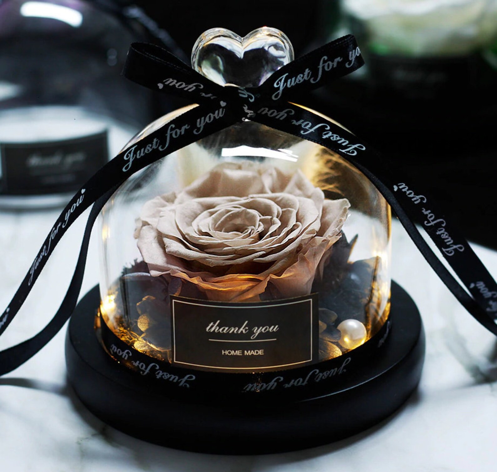 Gold eternal rose in a classic acyrlic box. Gold forever Etsy