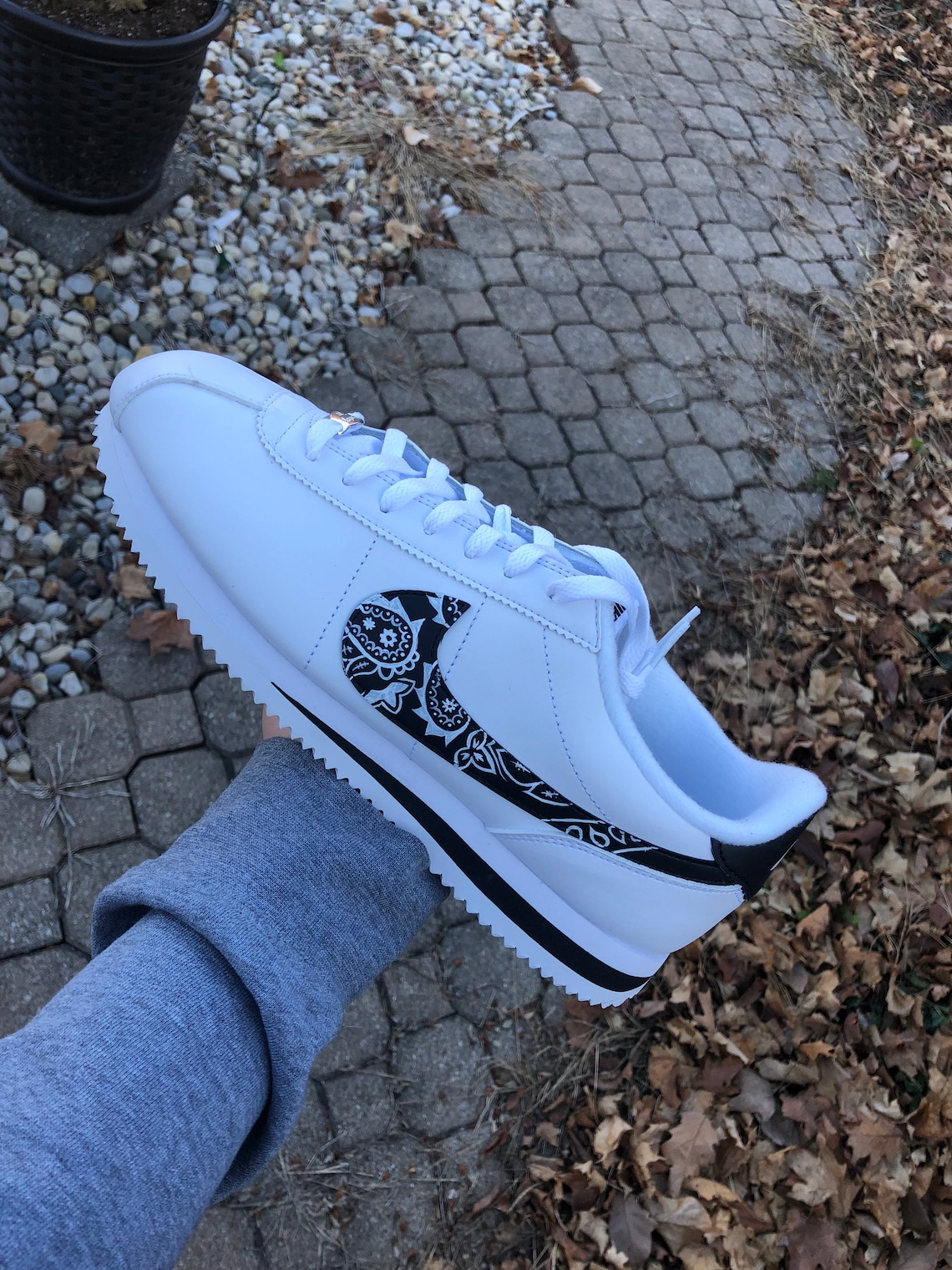 Custom Bandana Nike Cortez Etsy