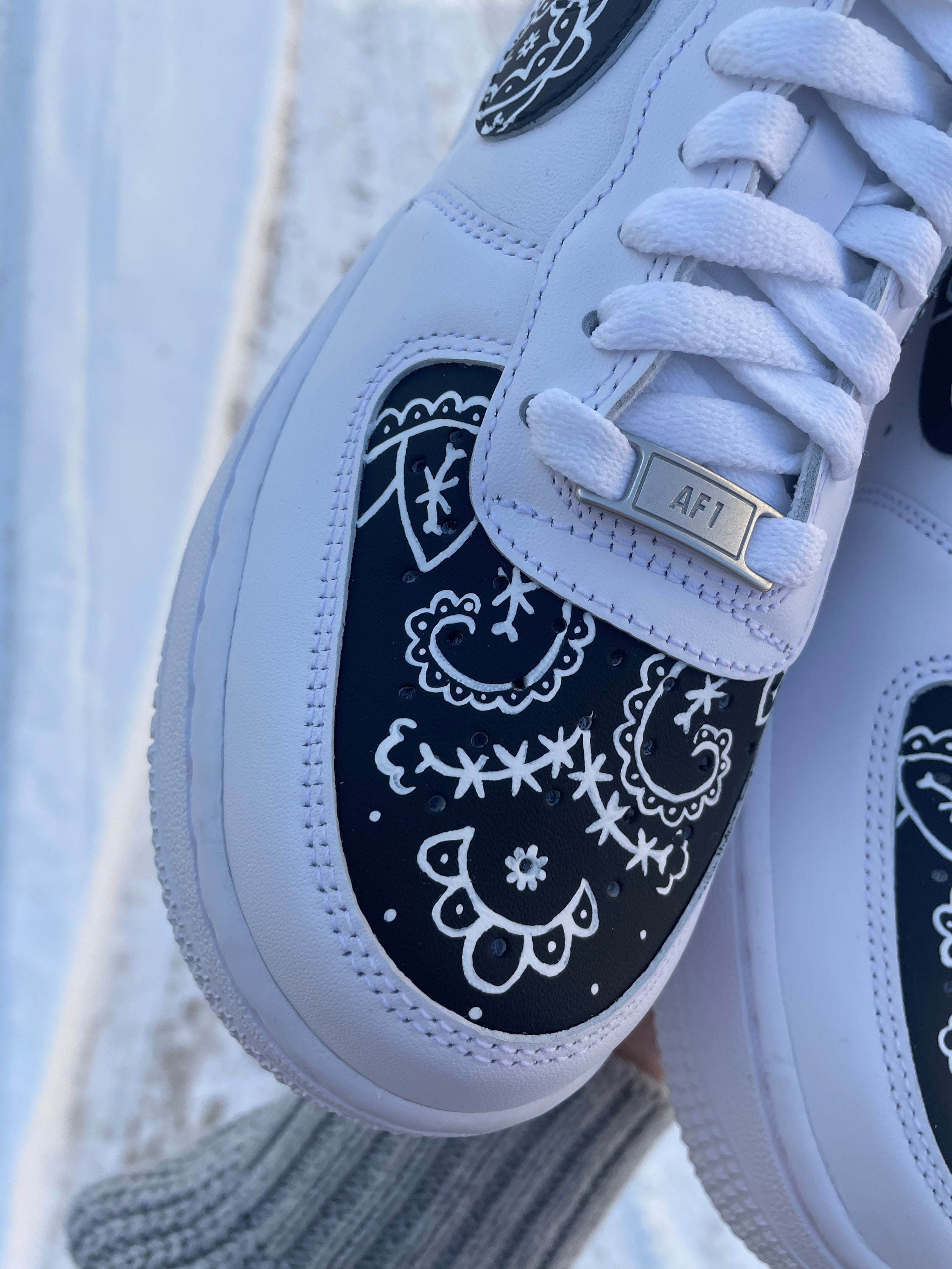 Bandana Air Force 1s | Etsy