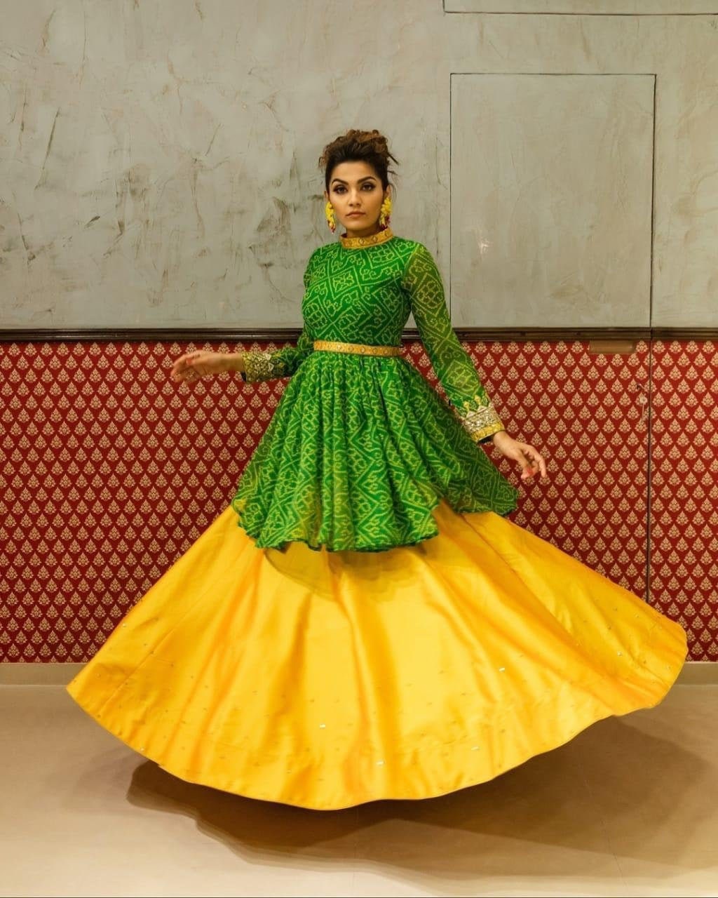 indo western lengha