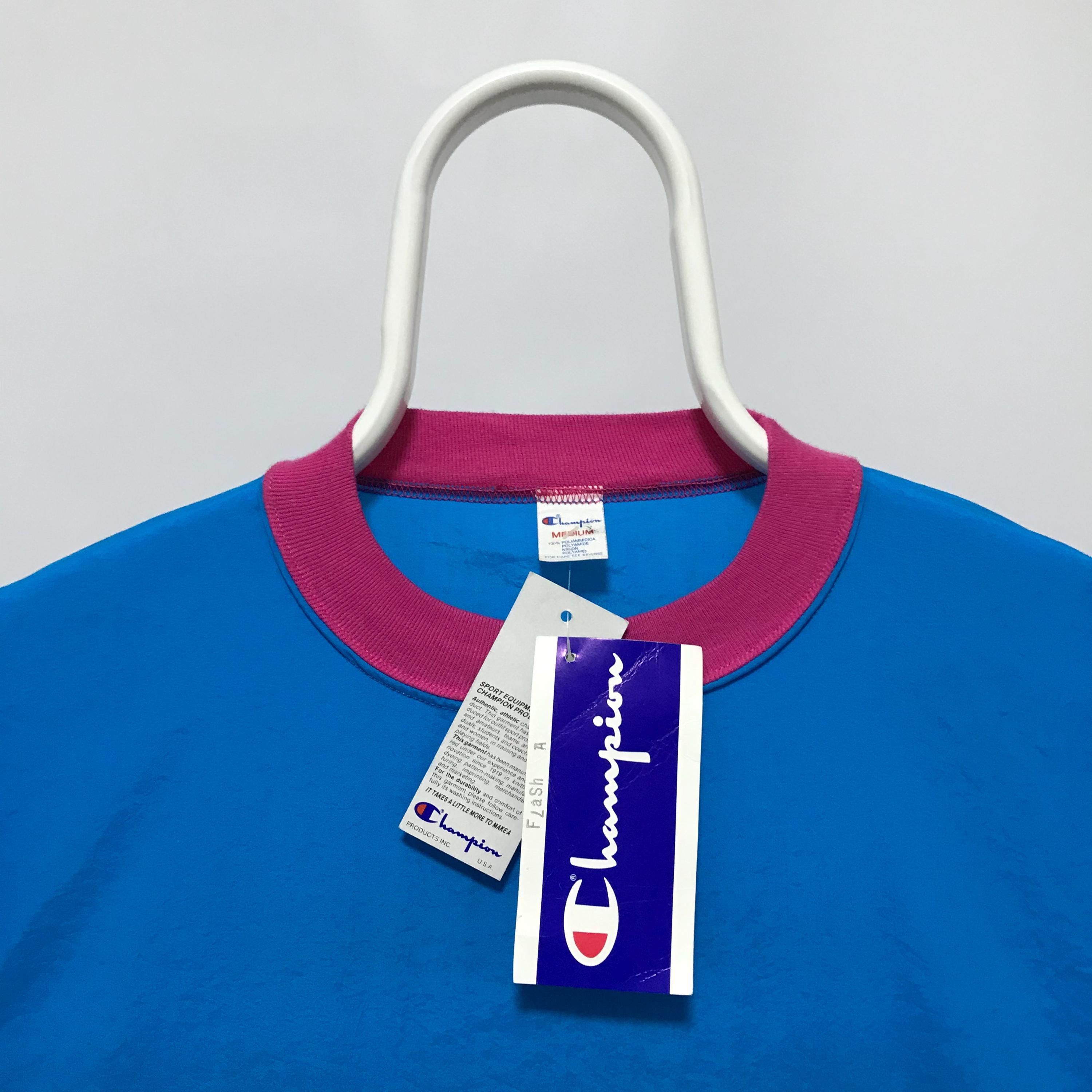 CHAMPION Vintage T-shirt 80s 90s Tee Very Rare USA Equipment