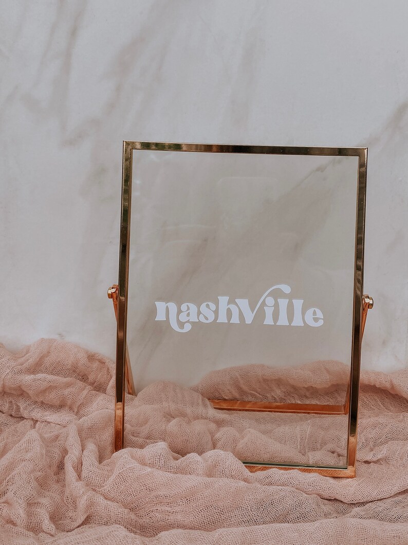 Nashville Decal Nashville Vinyl Decal Nashville TN Etsy