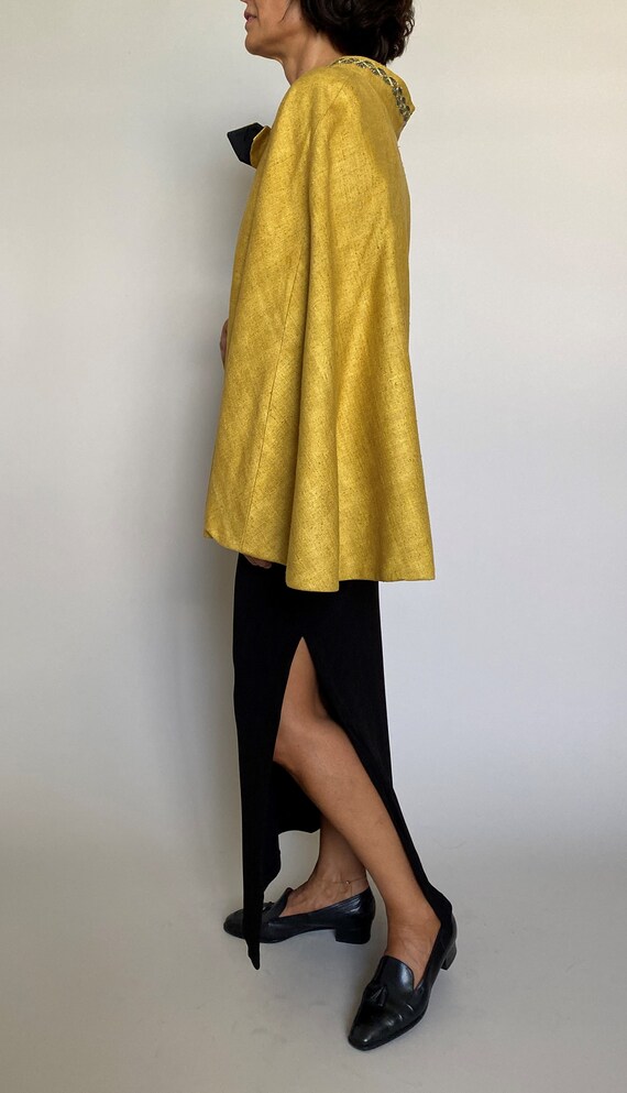 Handmade silk cape for women size M- XL, Beautifu… - image 8