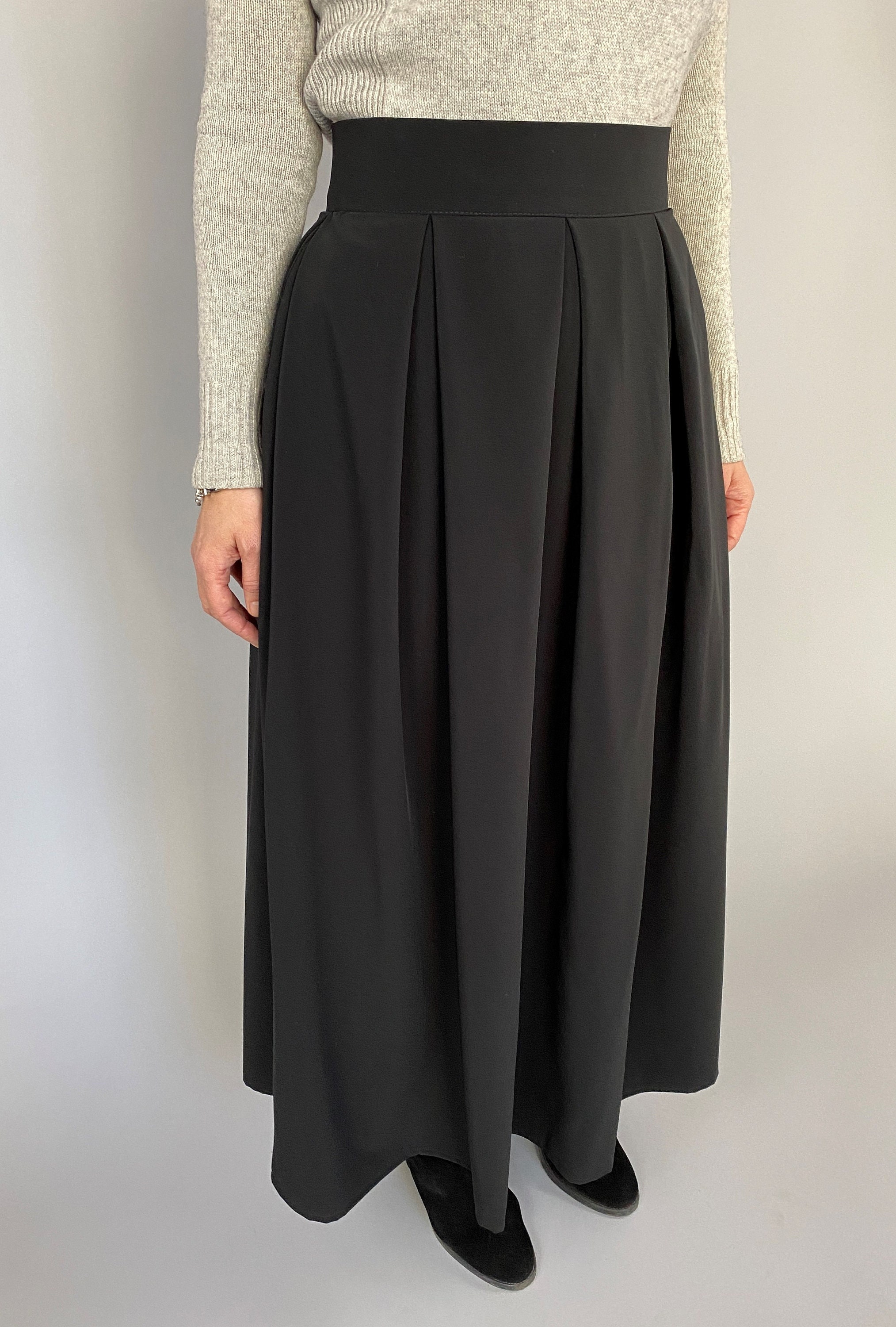 Jupe noire faite main pour femme taille M-L Jupe noire chic - Etsy France