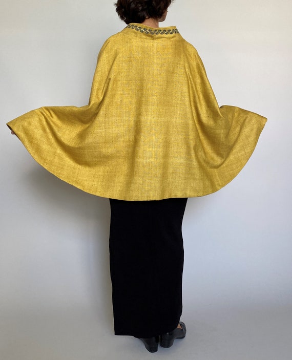 Handmade silk cape for women size M- XL, Beautifu… - image 3