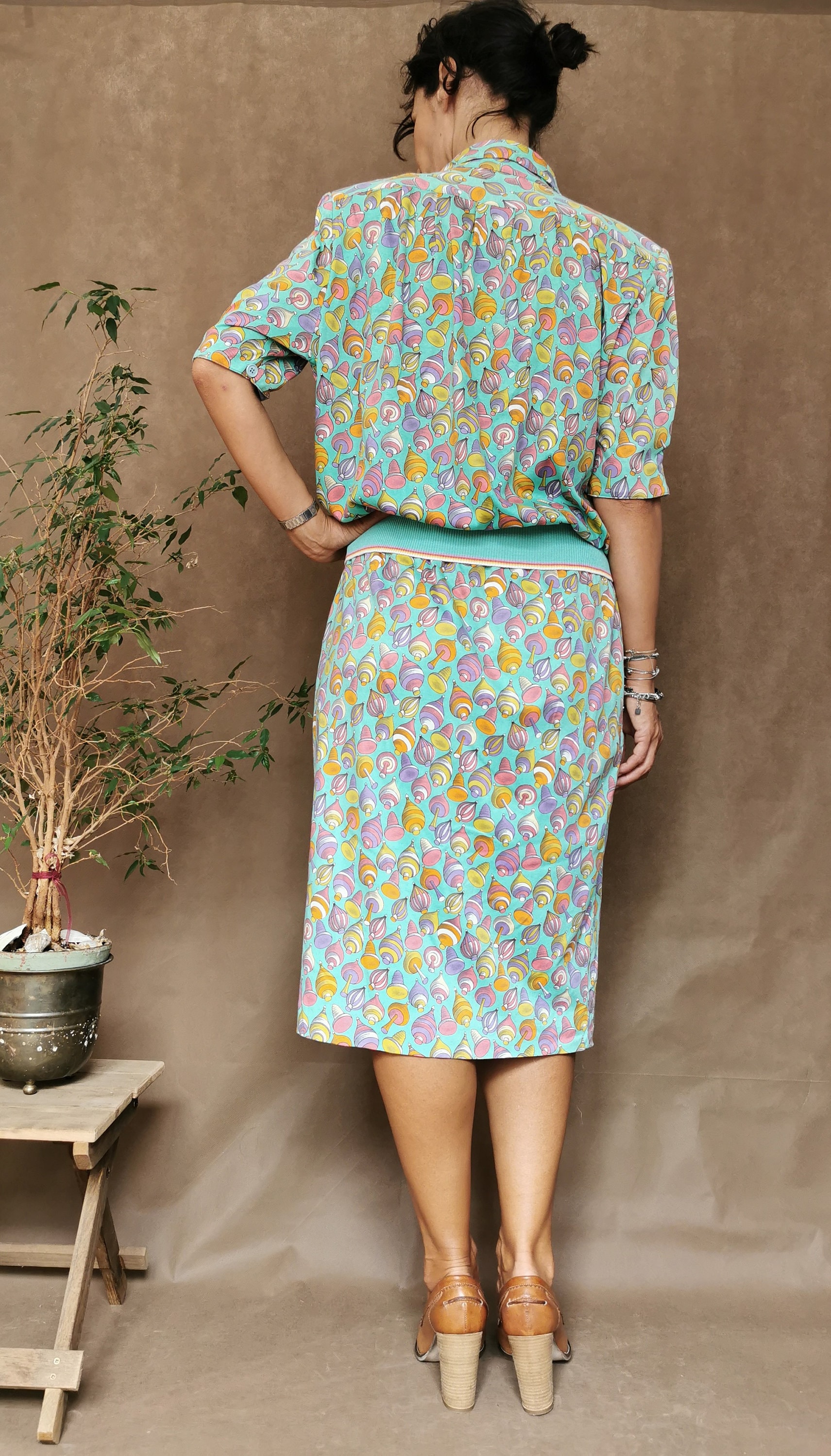 matching skirt and tie