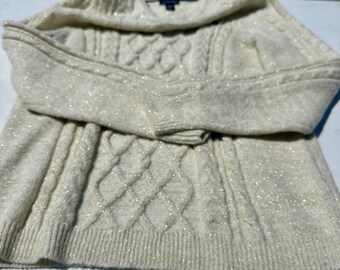 Pullover. U.S.Polo Assn Damen Fischer Rundhals Pullover Marshmallow Gr.XL