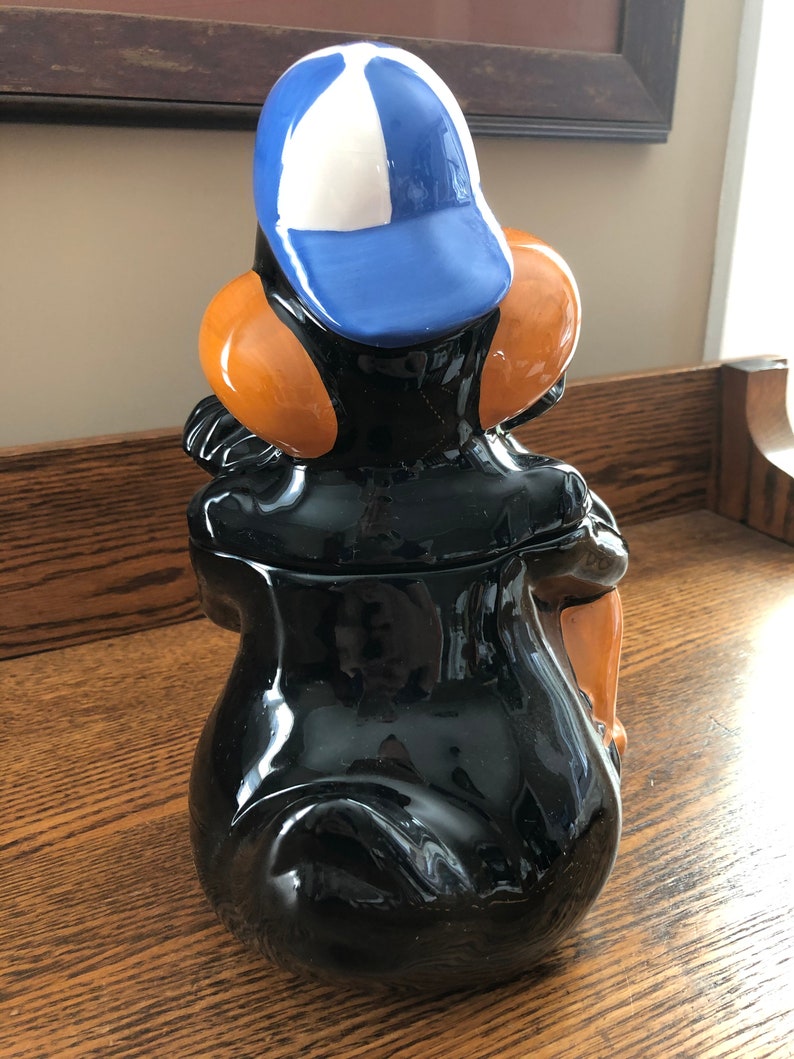 Looney Tunes Daffy Duck Baseball Cookie Jar Etsy