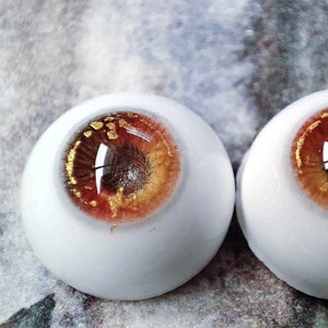 Realistic Bjd Doll Eyes for 1/3 1/4 1/6 Bjd Doll or Art Doll, Safety Eyes Craft Eyes Toy Eyes 8mm 10mm 12mm 14mm 16mm 18mm 20mm 22mm eyes