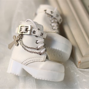 Leather Bjd  Boots Doll High Heel boots for 1/4 1/3 BJD Shoes SD Boots MSD Shoes Fashion Bjd Boots Leather Shoes for Dolls