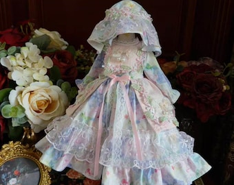 Lolita Dress for BJD & Blythe Cotton Doll Fits SD MSD Yosd Doll Accessories