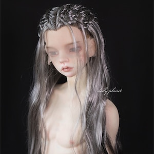 1/3 Soft Doll Wig Bjd Doll Hair Bjd Braids for 20-21.5CM 22-23.5CM BJD Dolls  Doll Accessories Long Doll Wig Curly BJD Wig